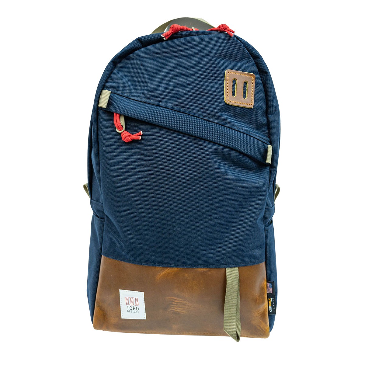 Topo Designs Daypack Leather 背囊背包 21.6L 可放15"手提電腦 Navy/ Brown Leather