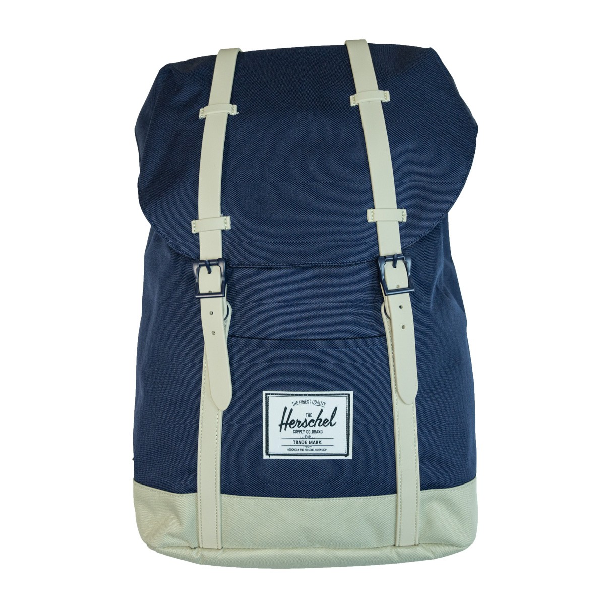 Herschel Retreat Backpack 19.5升 日用背囊背包 Peacoat/Light Pelican 米白拼藍